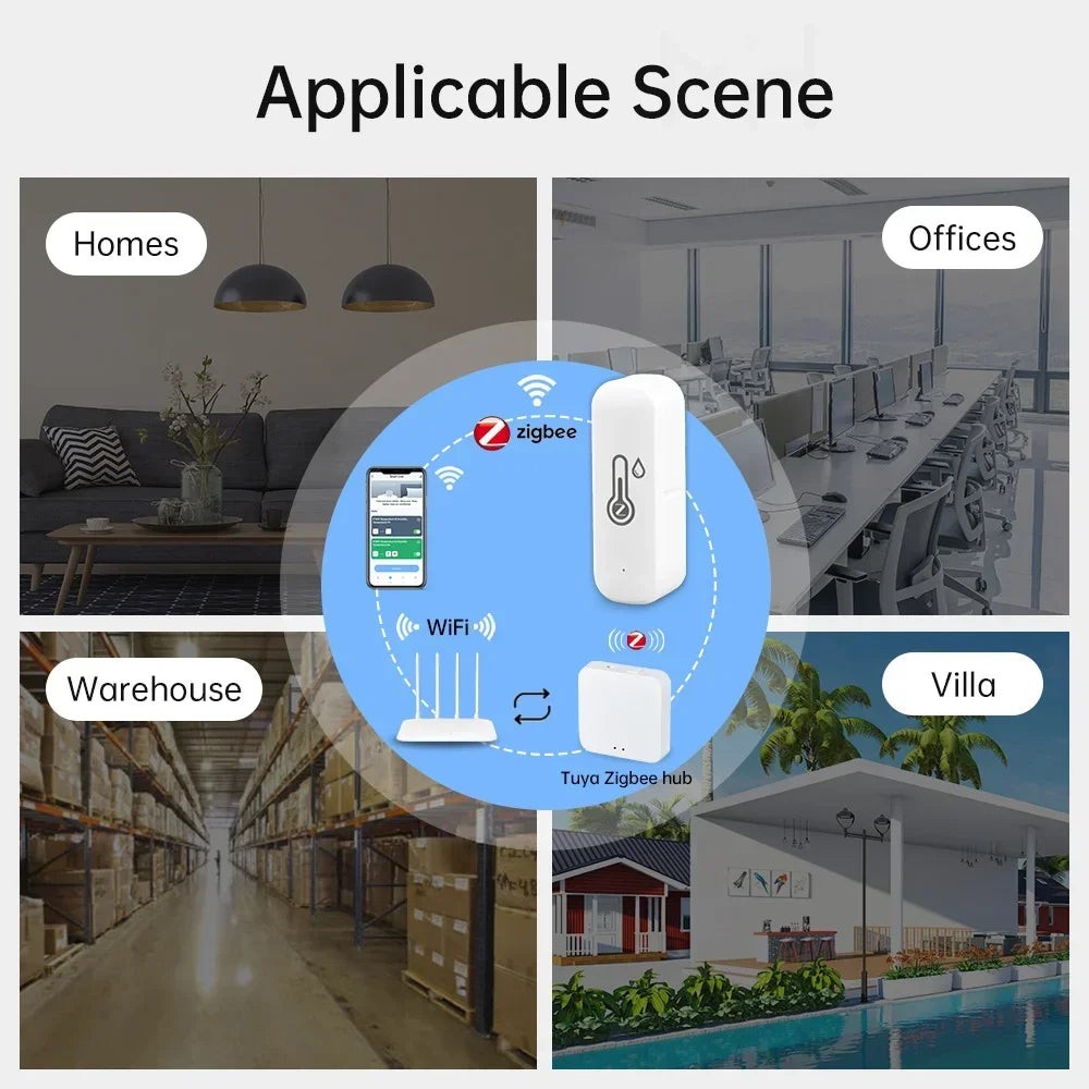 Tuya Zigbee / Wifi Thermometer Hygrometer | Temperature and Humidity Sensor