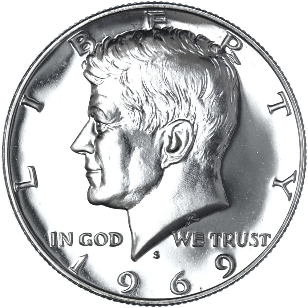 1969 S Kennedy Half Dollar Gem Proof 40% Silver