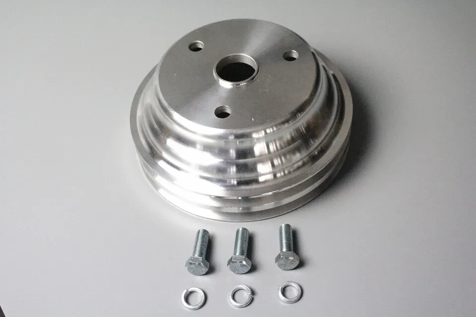 Small Block Chevy 350 400 V Belt Kit Alternator Power Steering Long Water Pump