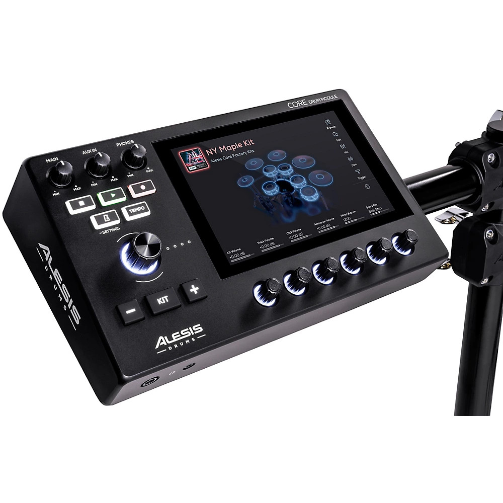 Alesis Strata Core 9-Piece Electronic Drum Kit With 7" Touchscreen & Bluetooth