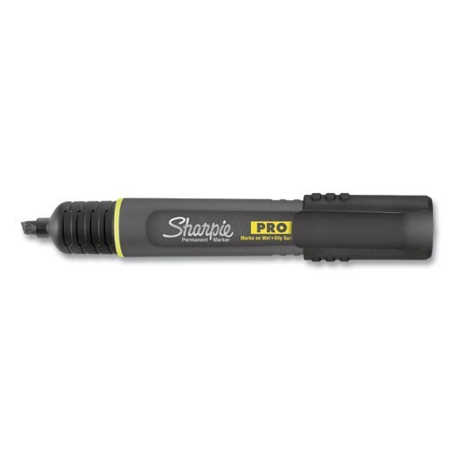 Sharpie 2018326 Pro Permanent Marker, Broad Chisel-Tip, Black, Dozen
