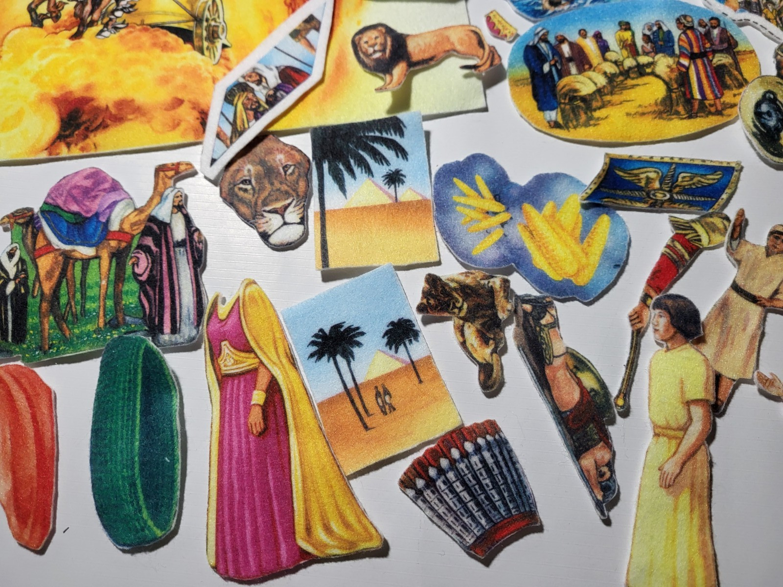 Betty Lukens 1987 Quiet Book Bible Felt Flannelgraph Lot Gently Used-incomplete