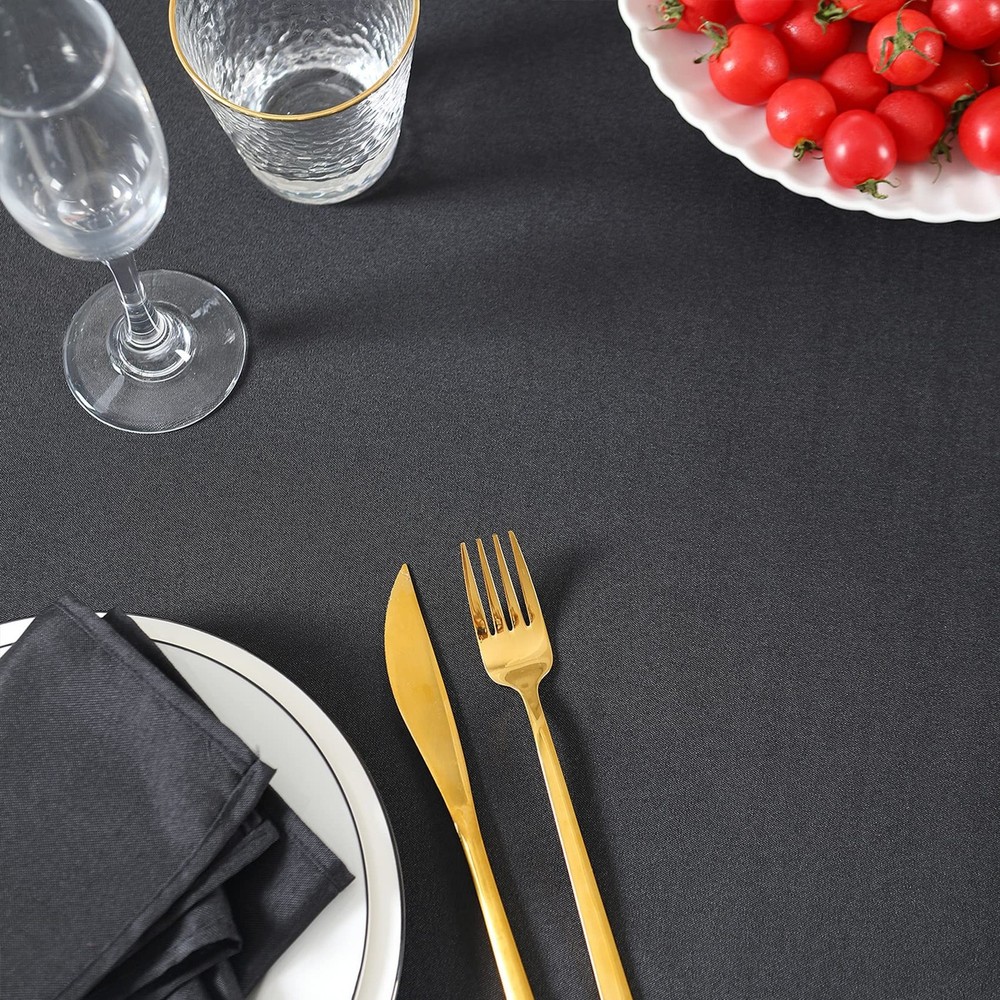 Rectangle Tablecloth 60x102 inch Washable Polyester Fabric Table Cloth for We...