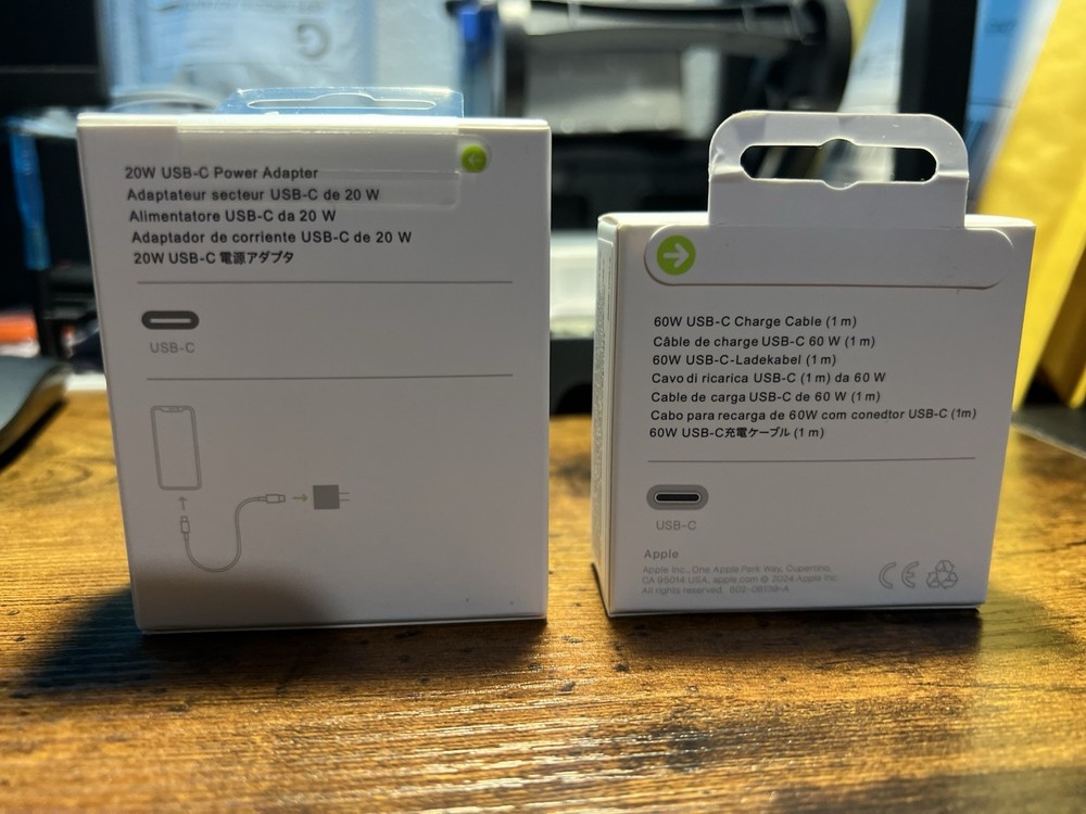 Cargador iPhne Origin@l 60w
