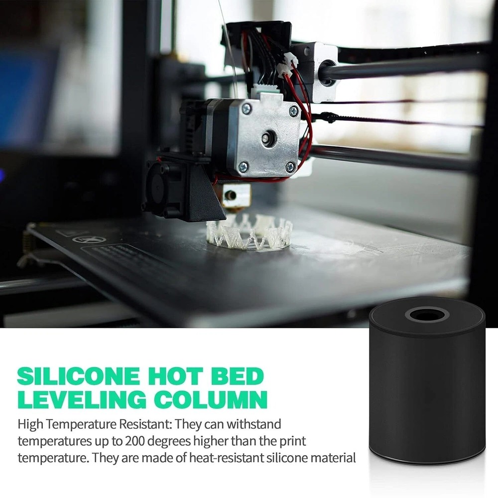 3D Printer Heat Bed Leveling Parts 8pc Silicone Solid Column for CR-10 Ender 3 B