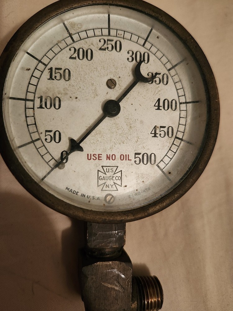 VINTAGE US GUAGE CO  Compression Guage