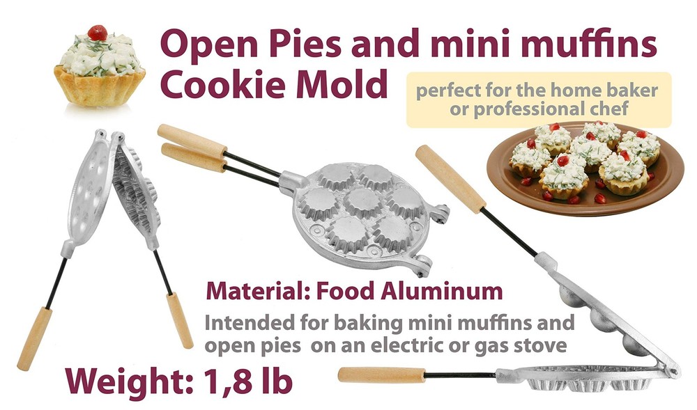 Cupcake maker Cake Mini Muffins Open Pies Cookie Maker round form Baking bask...