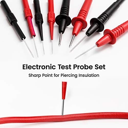 23PCS Multimeter Test Leads Kit - Precision Probes, Alligator Clips & Test Hooks