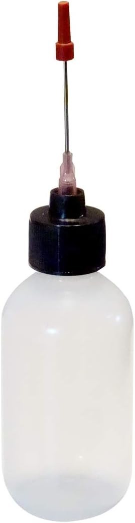 5-2Oz Plastic Squeeze Bottles 1.5" Stainless Applicators