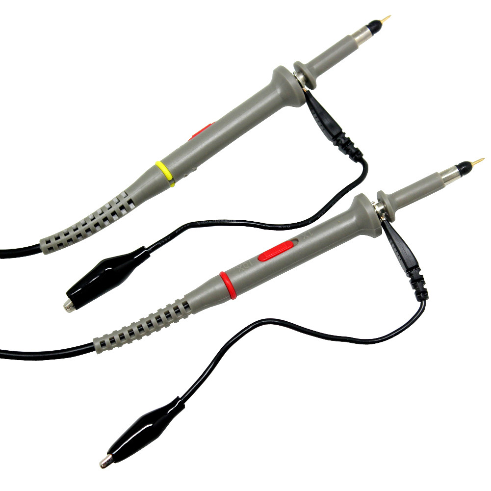 2 of x1 x10 switchable 100MHZ Oscilloscope probes 4 HP Tektronix RIGOL OWON 600V