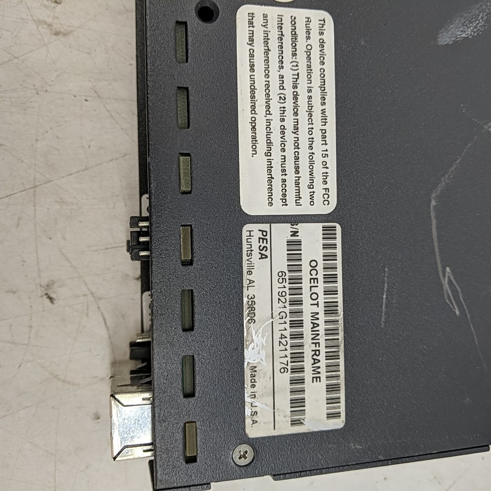 PESA Mainframe Assy Ocelot 3 Analog Video Switch-Untested