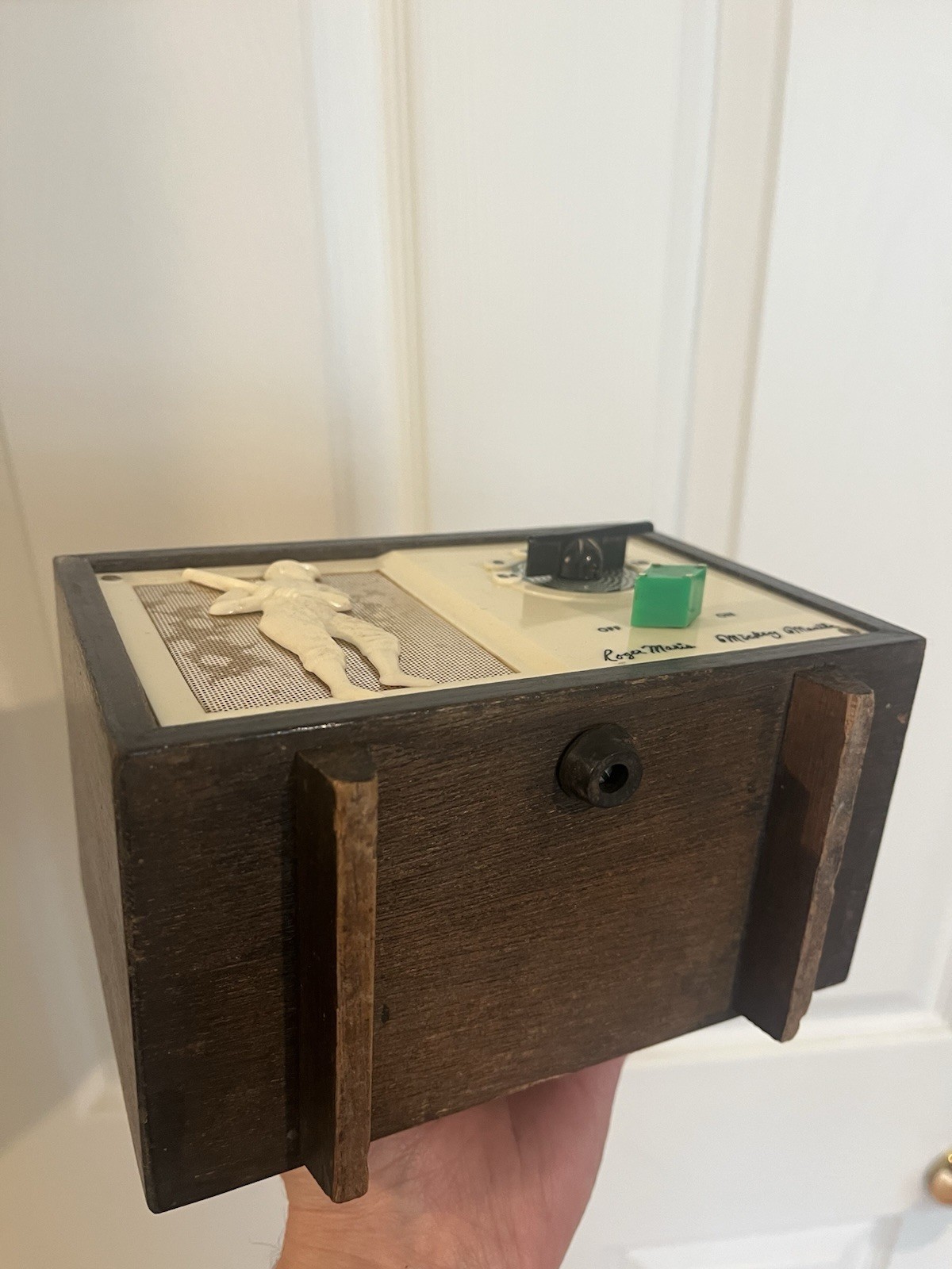 Vtg Stellar Mickey Mantle & Roger Maris Baseball Tube Radio