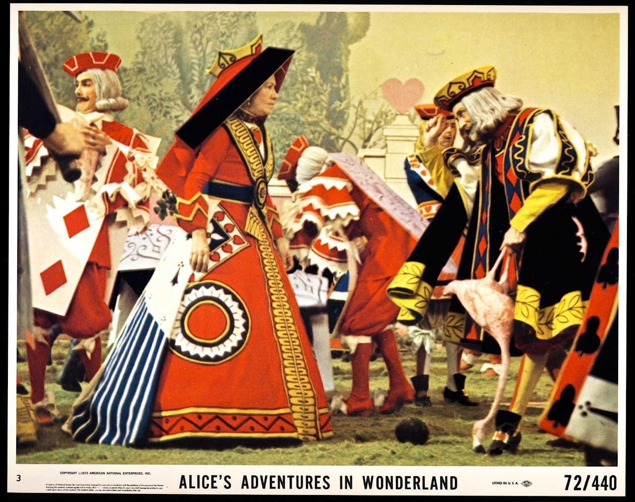1973 ALICE'S ADVENTURES IN WONDERLAND British Musical LOBBY CARD Set MAD HATTER
