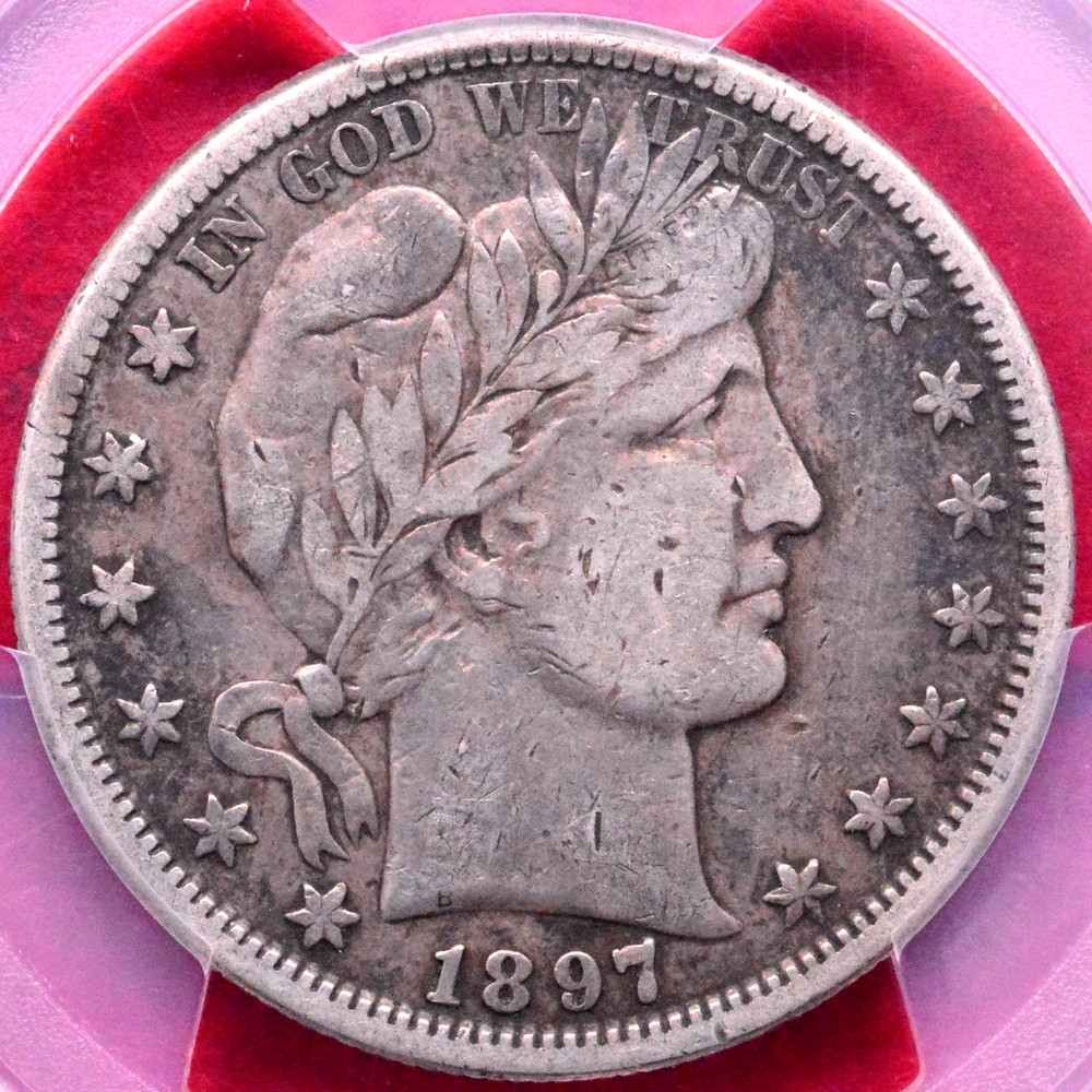 PCGS VF-20! 1897-S BARBER HALF