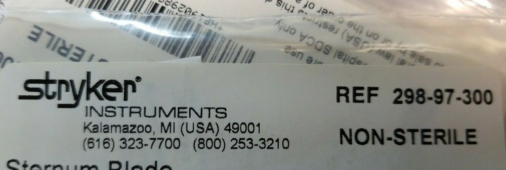 (N) Stryker / Ref: 298-97-300  (STY18)