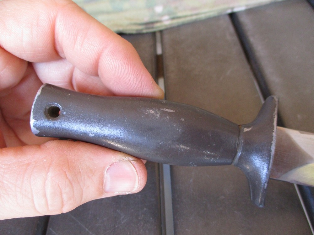 Vtg Compass TEXAS WILDCAT Fixed Blade Boot Knife