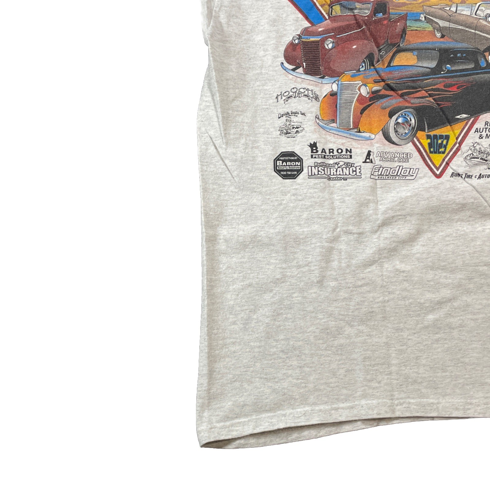 Belton Tough Tee XL Men's Gray Single Stitch Cotton Roddin 2023 On The River