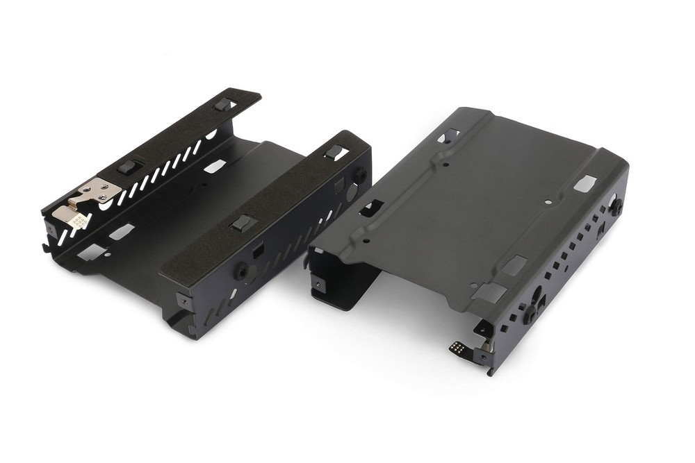 Phanteks - Stackable 3.5" HDD Bracket Duo Pack Cases PH-HDDKT_03,Black Black