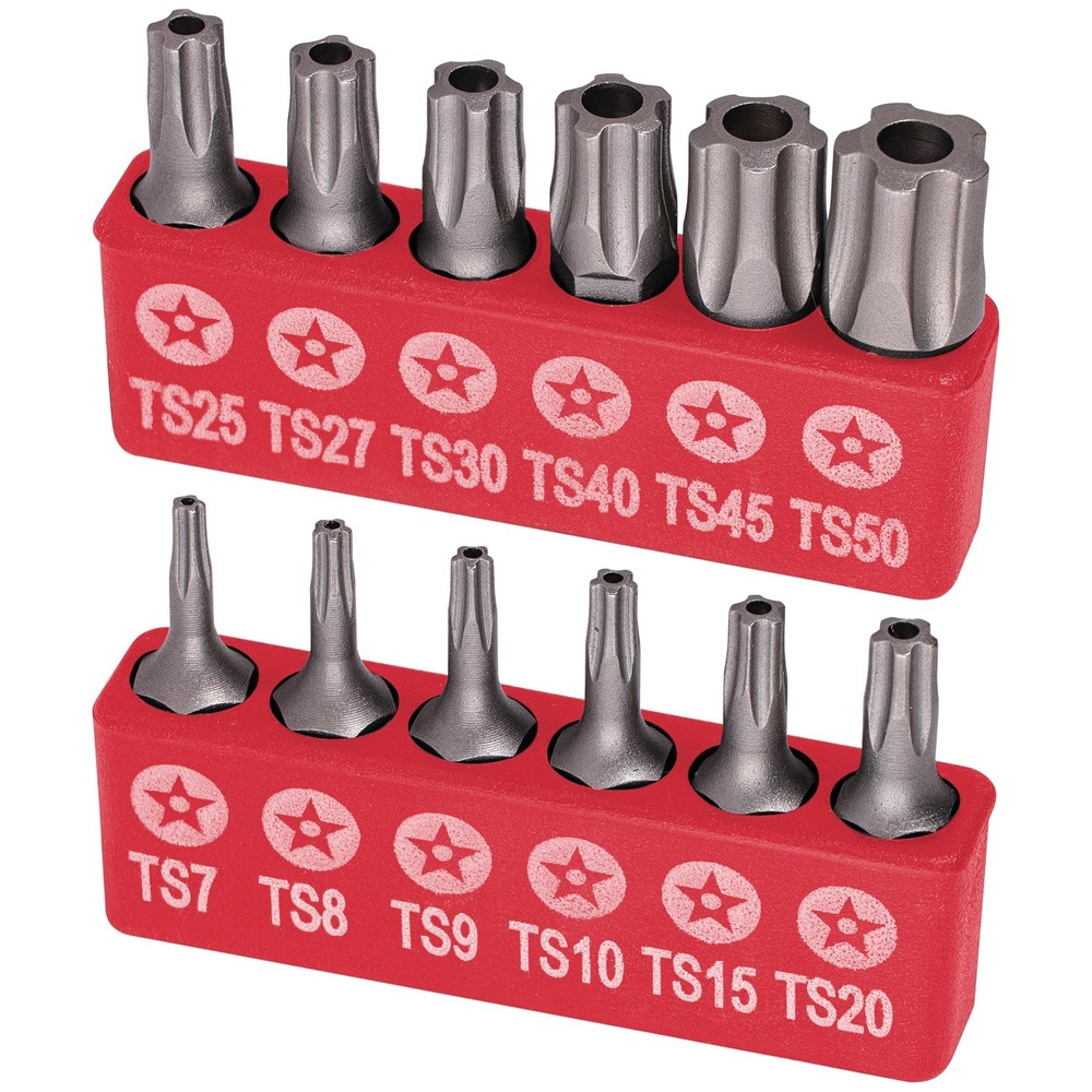 Torx Plus 5-Point Tamper-Proof Security Bits - 12Pc Torx Star 5 Point, Securi...