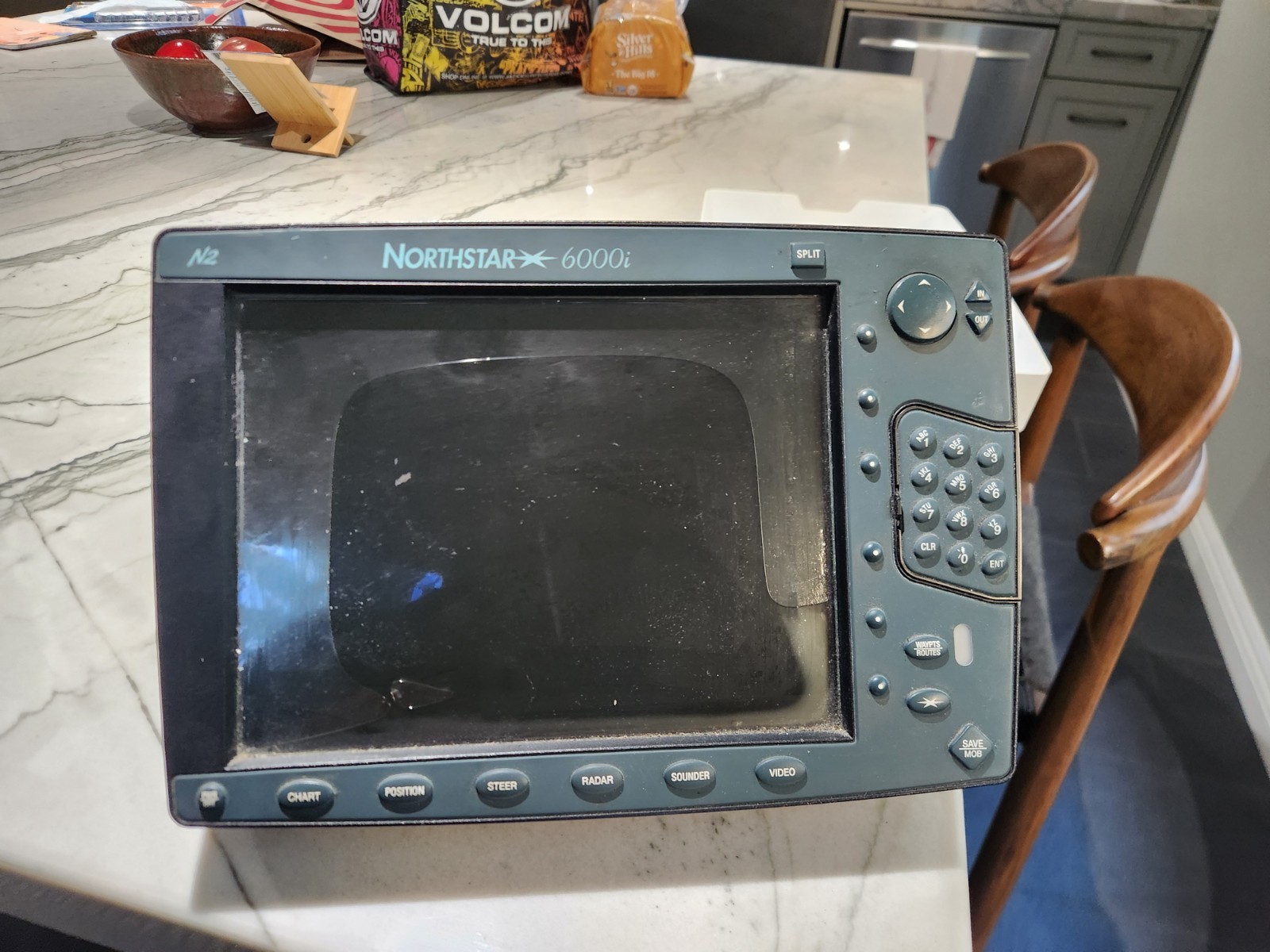 Northstar 6000i GPS Multifunction Display, With Chartplotter 10" Works Great