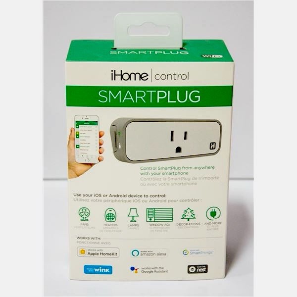 iHome WiFi Smart Plug, White, iSP6XW