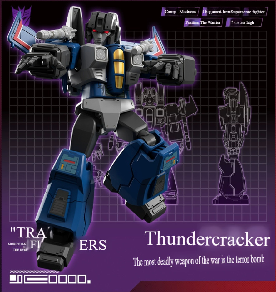 Thundercracker Transformers Blokees Galaxy Version 1st 10.5cm Assembled Figure