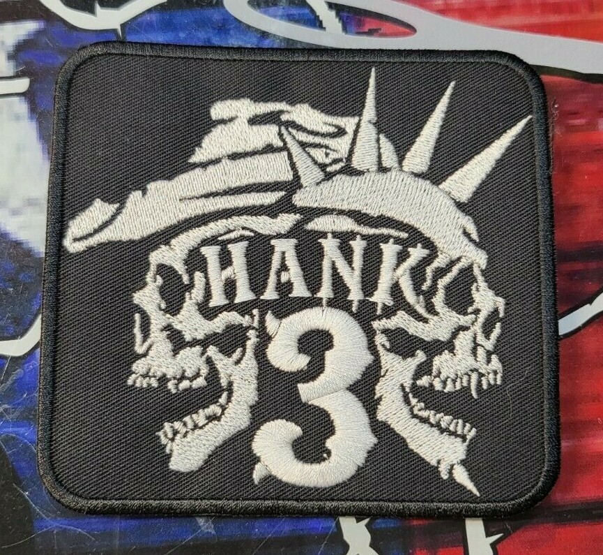 EMBROIDERED HANK 3 ROCKABILLY BAND PATCH (Please Read Ad)