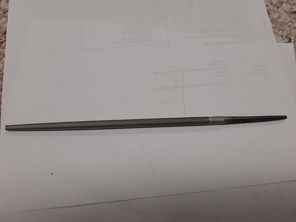 11781 NICHOLSON 6" Round Smooth Single Cut American Pattern File