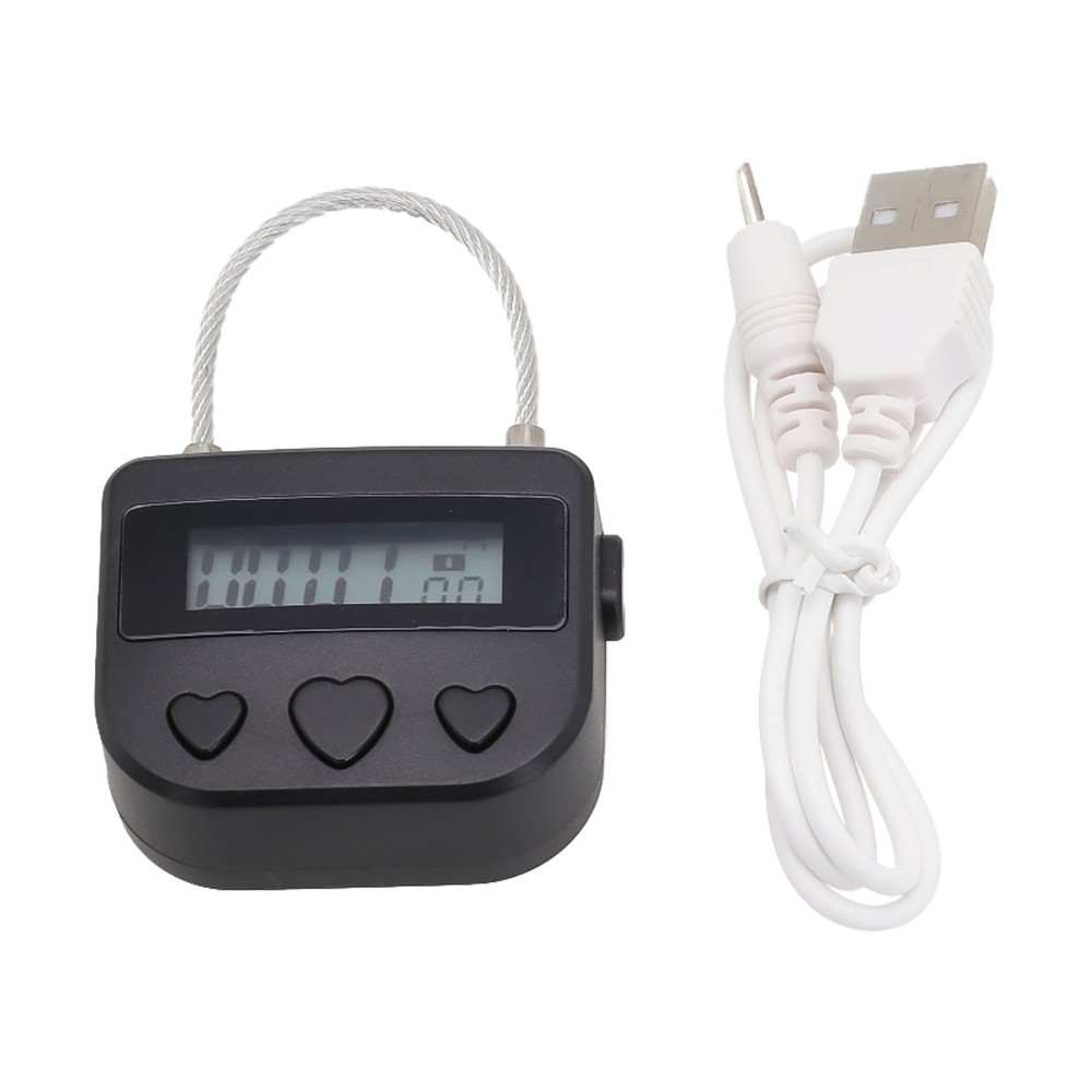 Multi Purpose Time Lock Waterproof USB Rechargeable Switch Padlock Parts