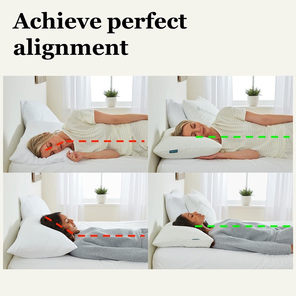 Saybrook Adjustable Down Alternative Pillow - Standard/Queen