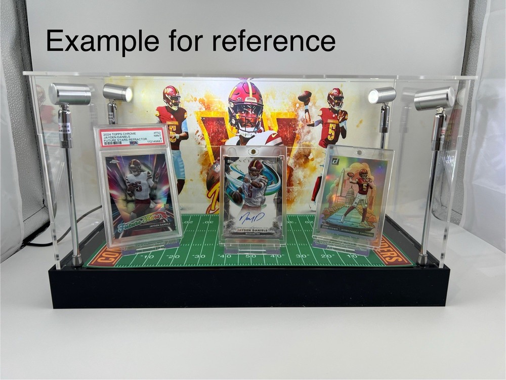 Miami Dolphins Custom 2 Mini Helmet Display Case W/ LED Lights