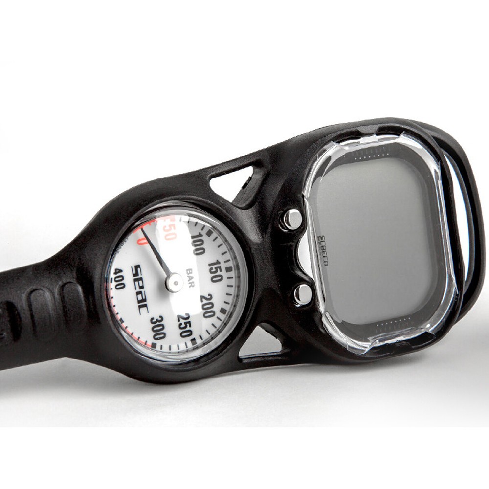 Seac Screen Dive Computer Console w/Pressure Gauge