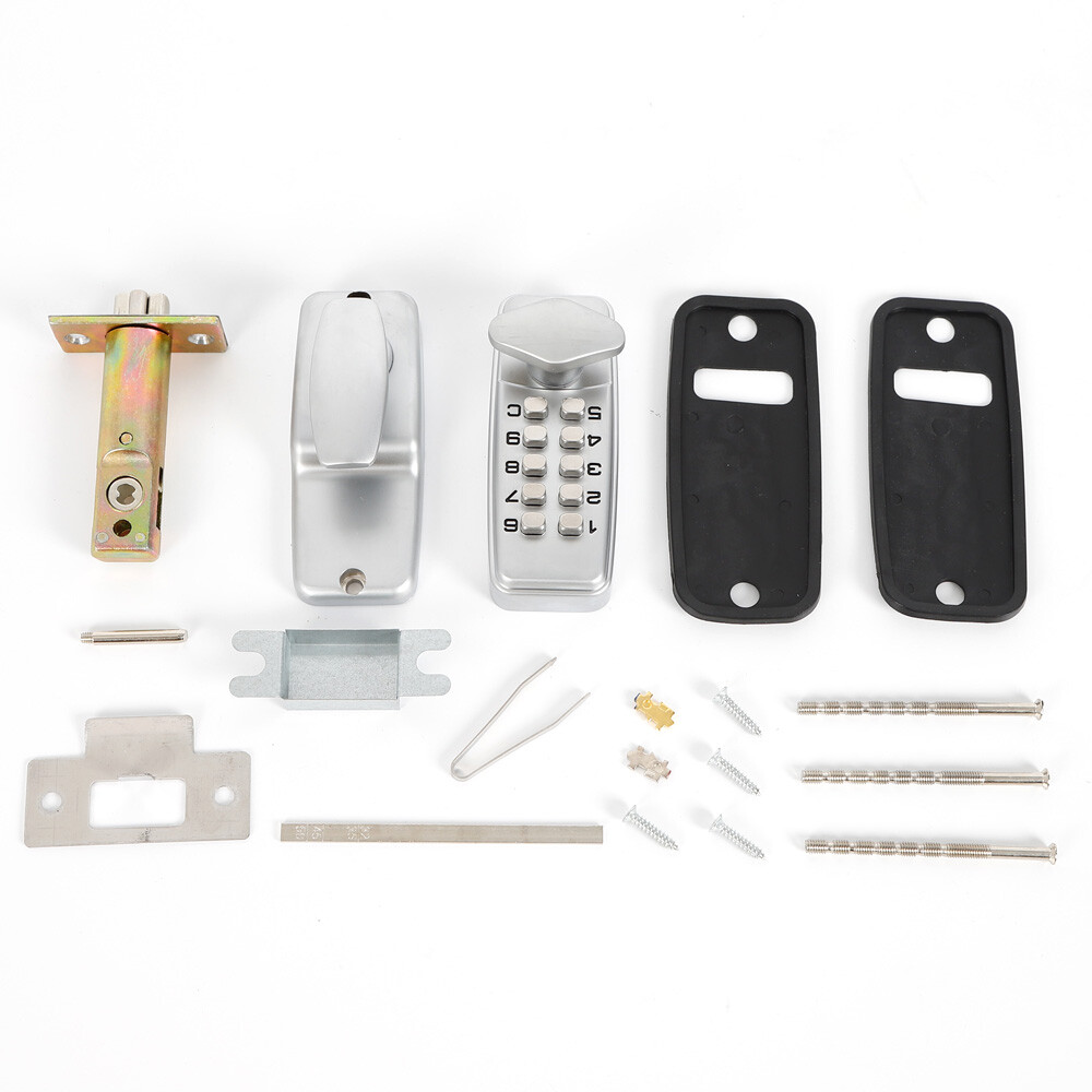 Mechanical Door Lock Set Keyless Keypad Digital Code Password Entry Door knob