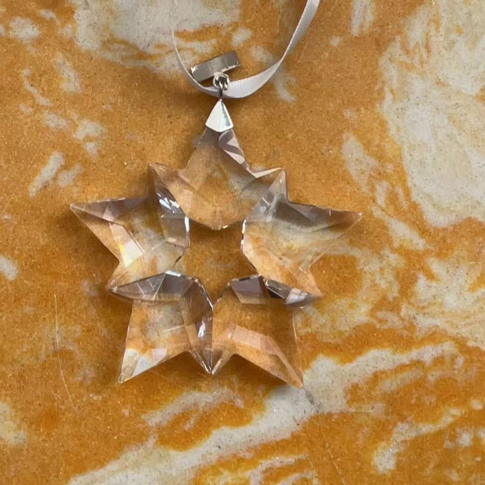 Swarovski 2019 Annual Edition Snowflake Star Christmas Ornament Collectible