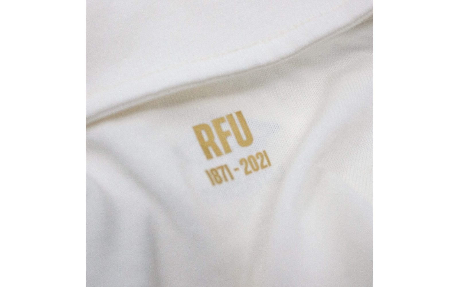 Umbro England RFU Men's 150 Anniversary Classic Long Sleeve Rugby Jersey, White