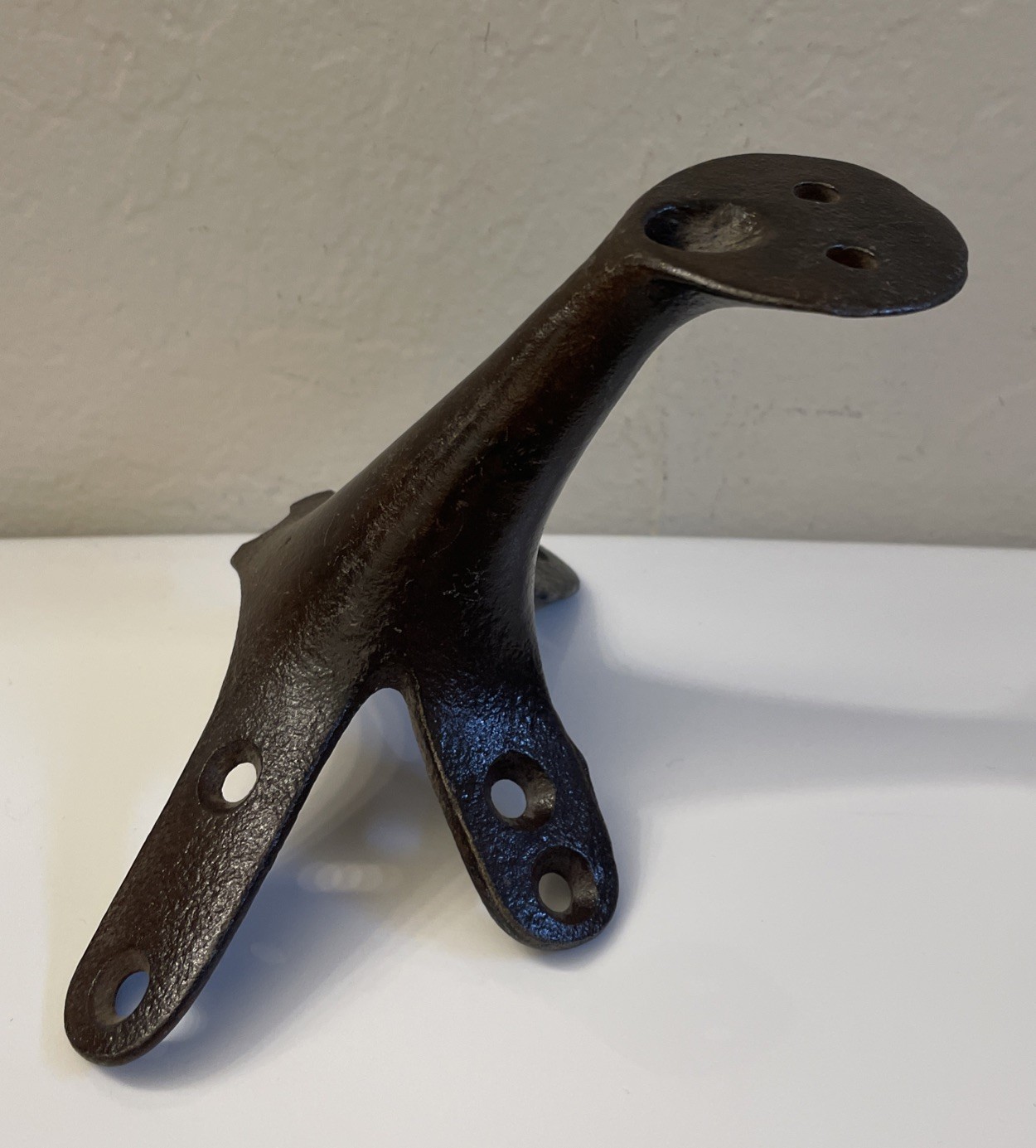 Antique / Vintage Saddle Frame Iron Horn Metal Old West Saddle Horn Part As Is