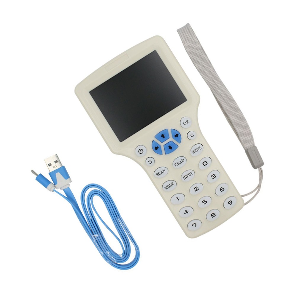 1Pc Handheld RFID/NFC Smart Card Reader Elevator Writer Copier IC ID Sensor