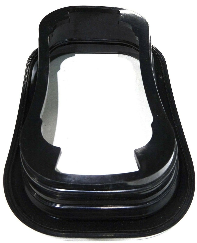 Rectangular Light Grommet Black PVC Open Back GG#80781 Each