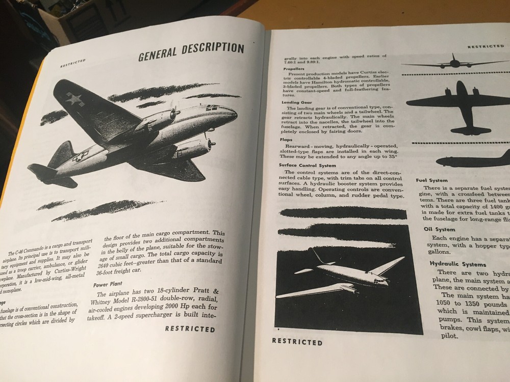 Curtiss C-46 Commando Pilot Training Manual