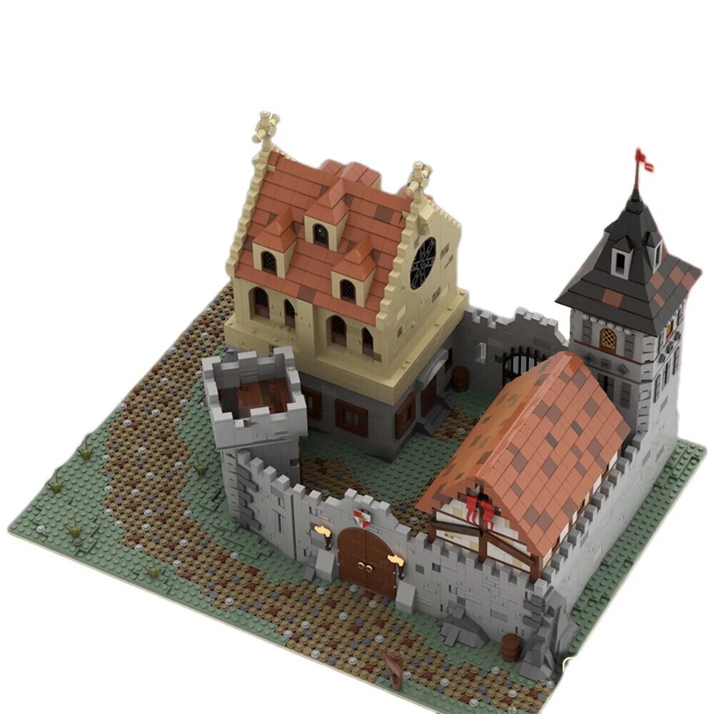 Compatible Medieval Castle 2# Version with Interior Modular Building 4747