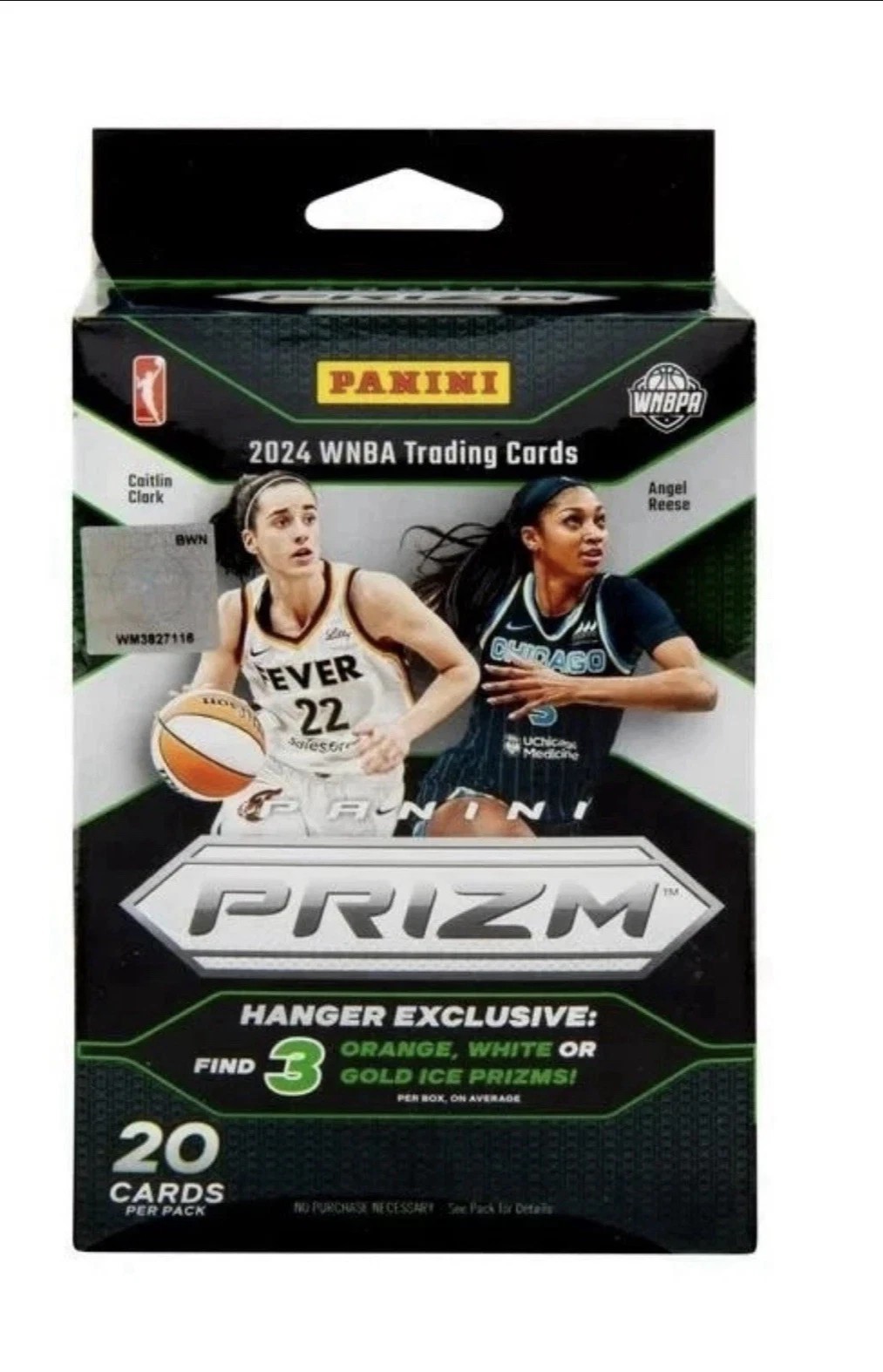 2024 Panini Prizm WNBA Basketball Trading Cards Hanger Box Caitlin Clark Fever