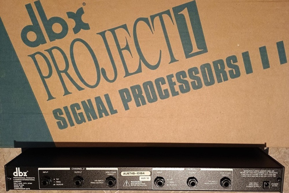 DBX Project 1 Model 266 - Dual Channel Compressor