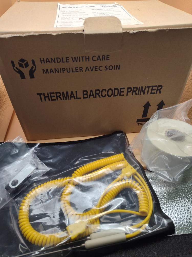 VACSMART RP80VI-USEB Thermal Barcode Printer with extras