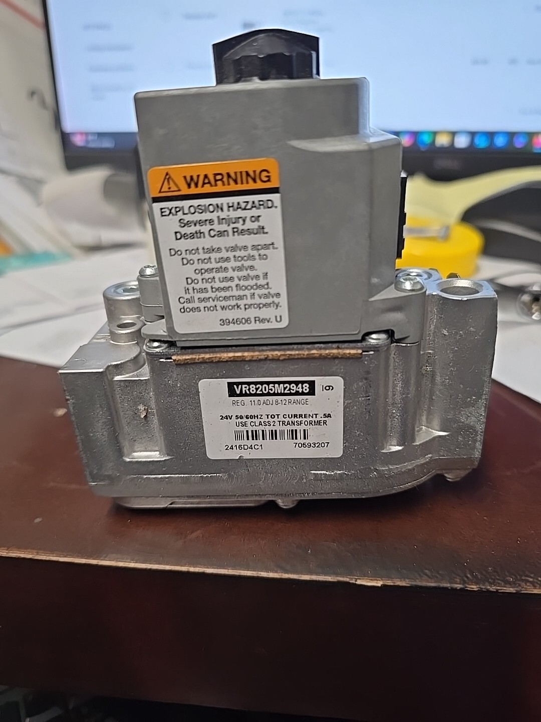 Honeywell Resideo Furnace Control Gas Valve Replaces VR8205M2948 VR8205M 2948