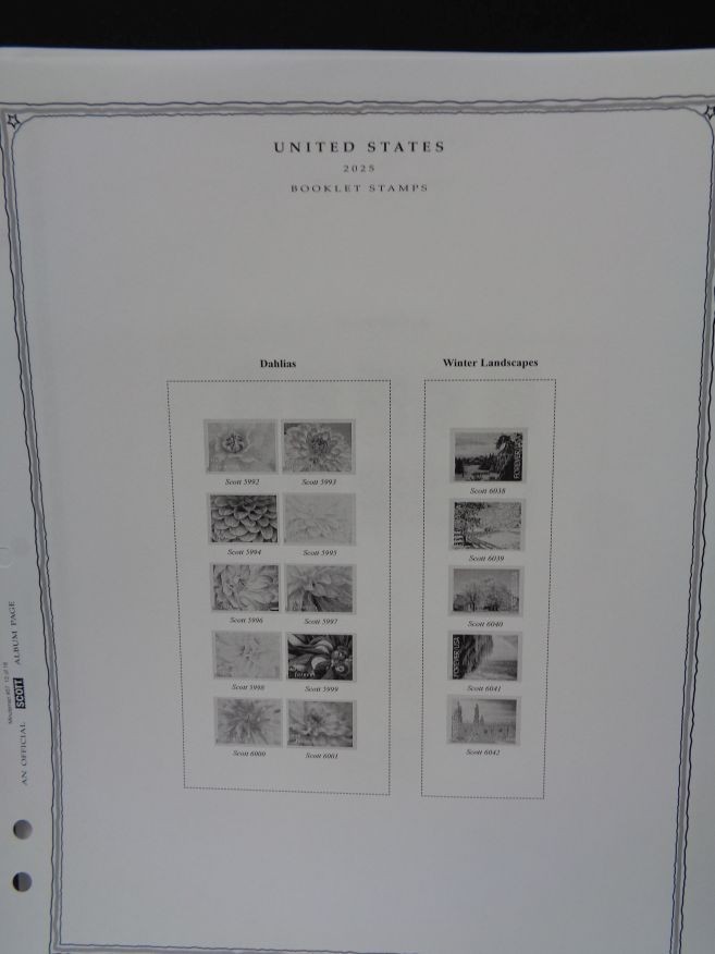 SCOTT US Minuteman 2025 stamp collection album pages supplement # 57 NEW Latest