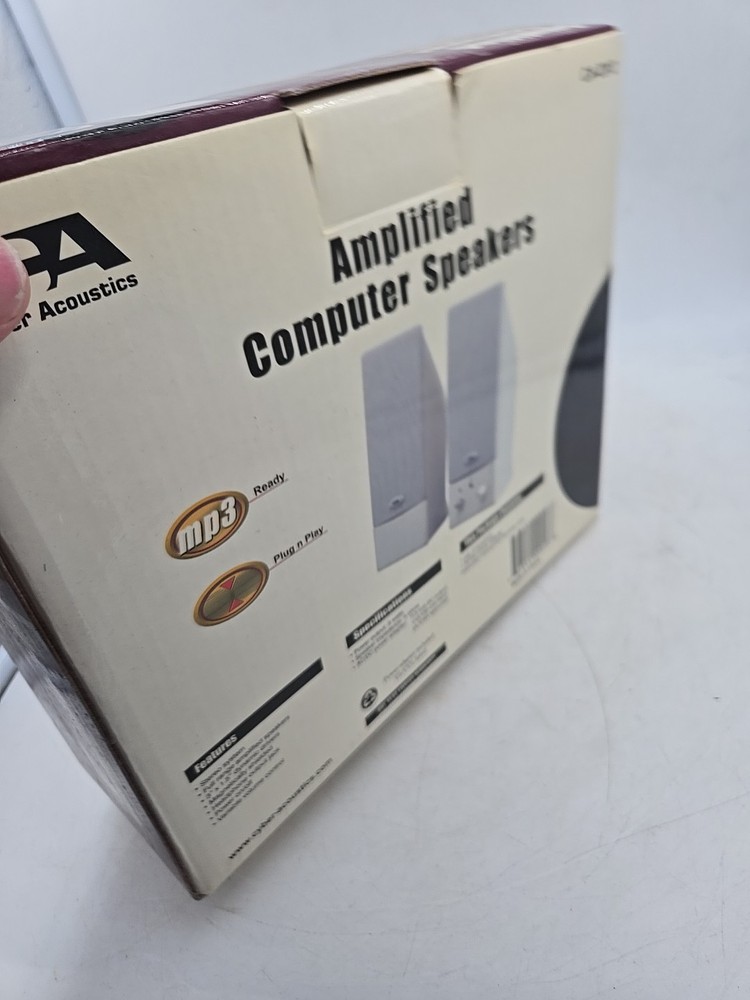 7" CYBER ACOUSTICS 2 PEICE SPEAKER SET