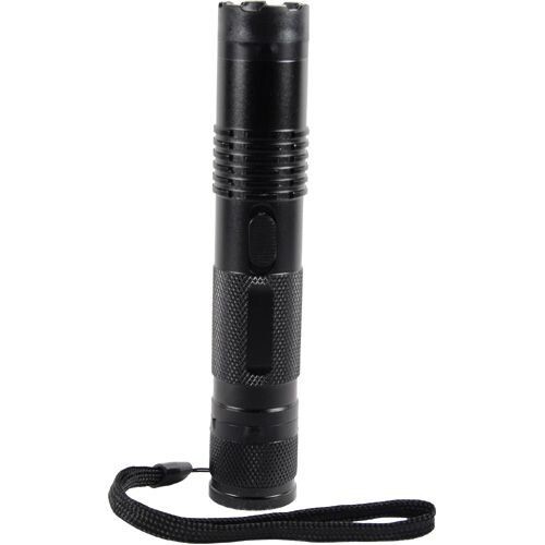 Stun Gun Bashlite 85 Million Volts Flashlight Rechargeable Black