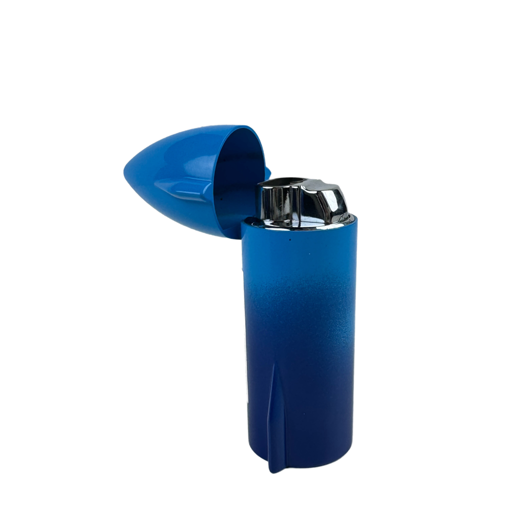 Ever Tech Double Jet Torch Metal Space Rocket Lighter Adjustable Refillable