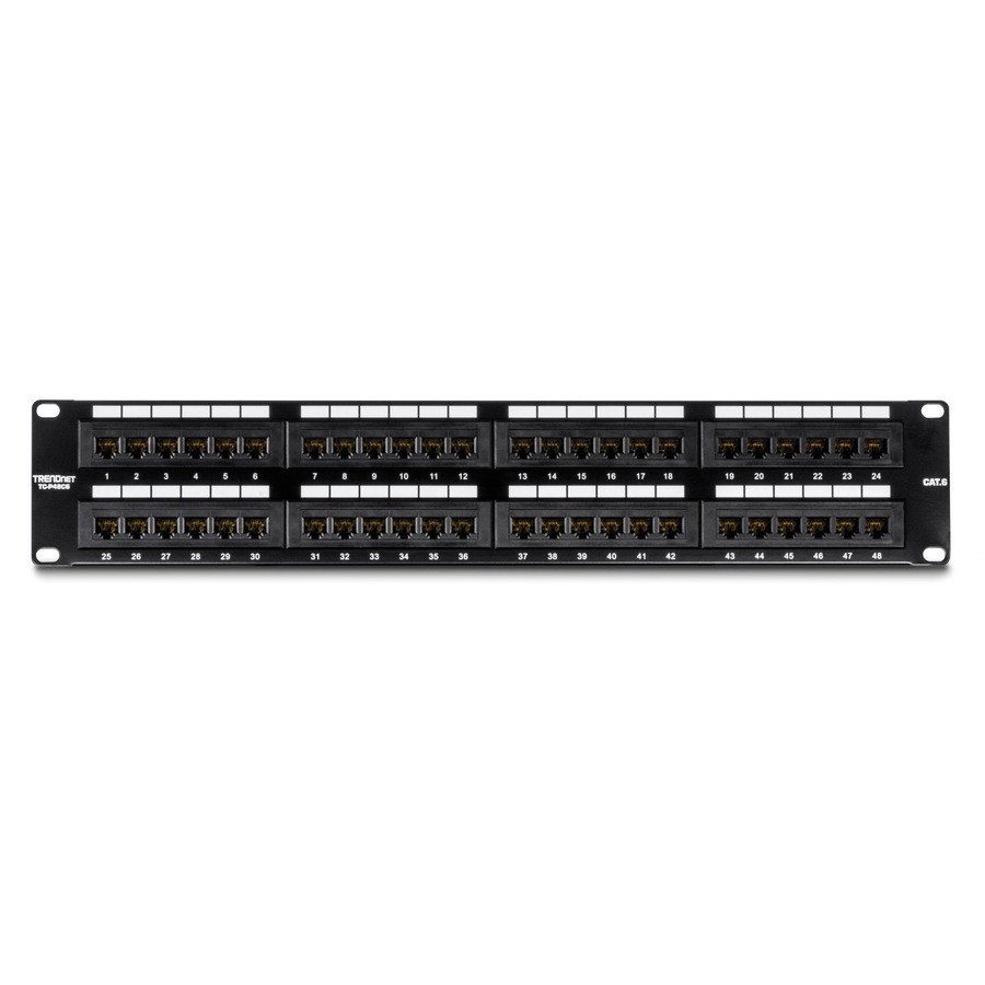 TRENDnet 48-Port Cat6 Unshielded Patch Panel (tcp48c6)