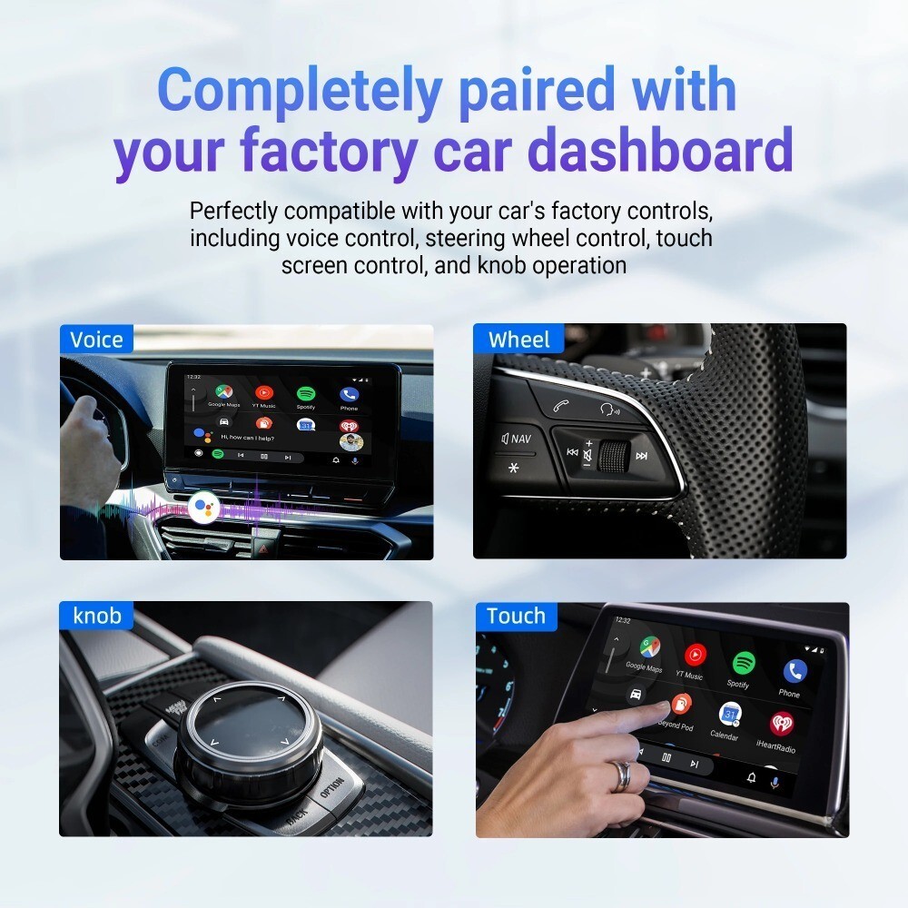 Play2Video Pro Multimedia Player Wireless Carplay & Android Auto, iOS & Android